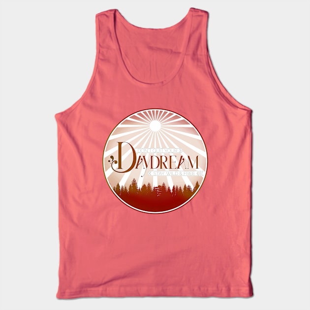 Don't Quit Your Daydream - Autumn Red Tank Top by Mother Moon Creative Co